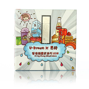 U-Dream香港插畫家4G隨身碟(思詩)