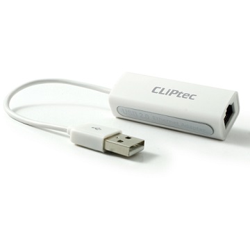 CLiptec USB2.0轉RJ45高速網路器