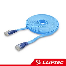 CLiPtec Cat6 1000Mbps超薄扁平網路線5M